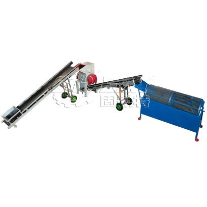 松树皮粉碎筛分生产线