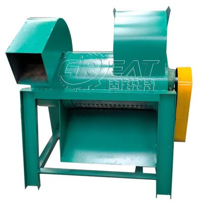 小型过期食品粉碎脱袋机