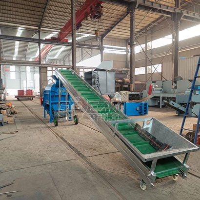 大型椰壳开丝机