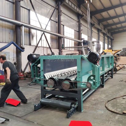 槽式木材剥皮机板边去皮机原木扒皮机