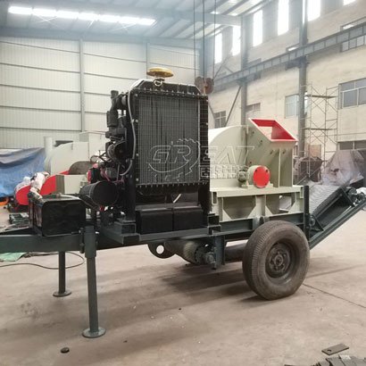 移动式输送带出料木屑机