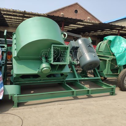 皮带进料倾斜式木屑机