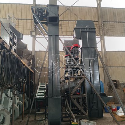 口服液瓶粉碎筛选生产线