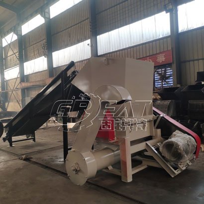 输送带送料编织袋粉碎机