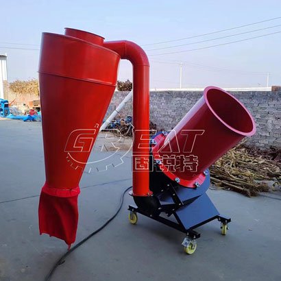 小型圆筒式稻草秸秆粉碎机