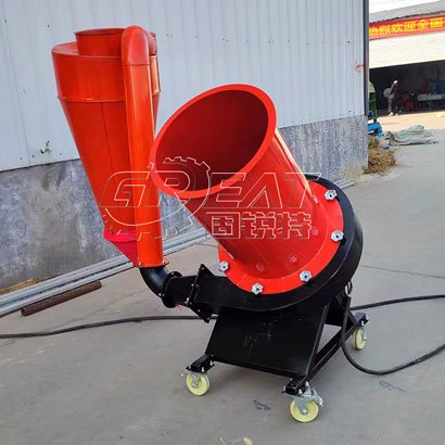 小型圆筒式稻草秸秆粉碎机