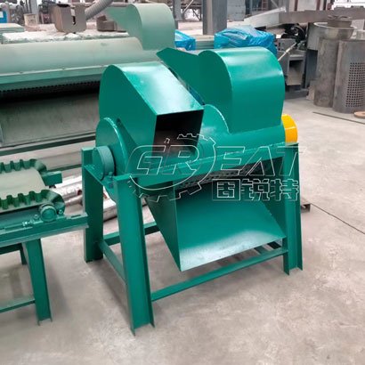 小型过期食品粉碎脱袋机