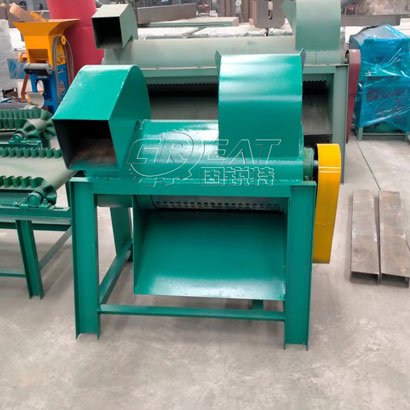 小型过期食品粉碎脱袋机